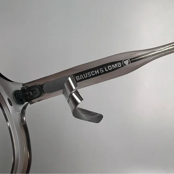 Vintage B&L BAUSCH & LOMB USA 54-16 Gray Oversized Women’s Eyeglasses 1970’s
